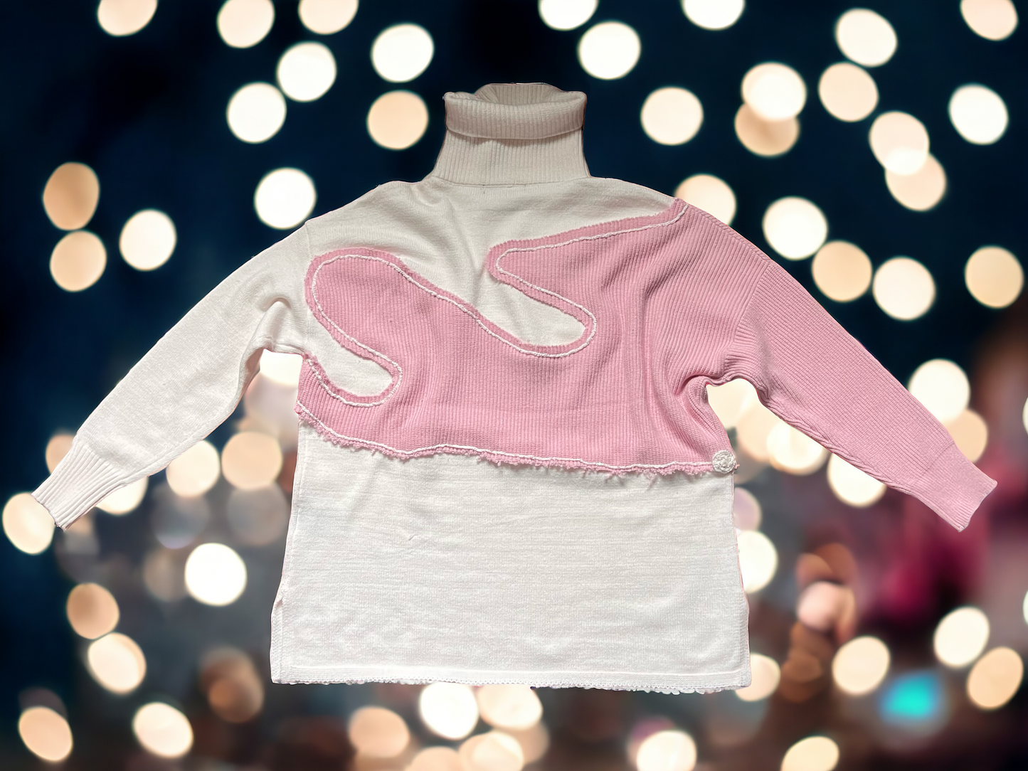 
                  
                    Barbie Grunge Women’s Sweater | Pink & White  | Size L | Oversized | Trend Of 2024 | Women’s Clothing | Handmade
                  
                